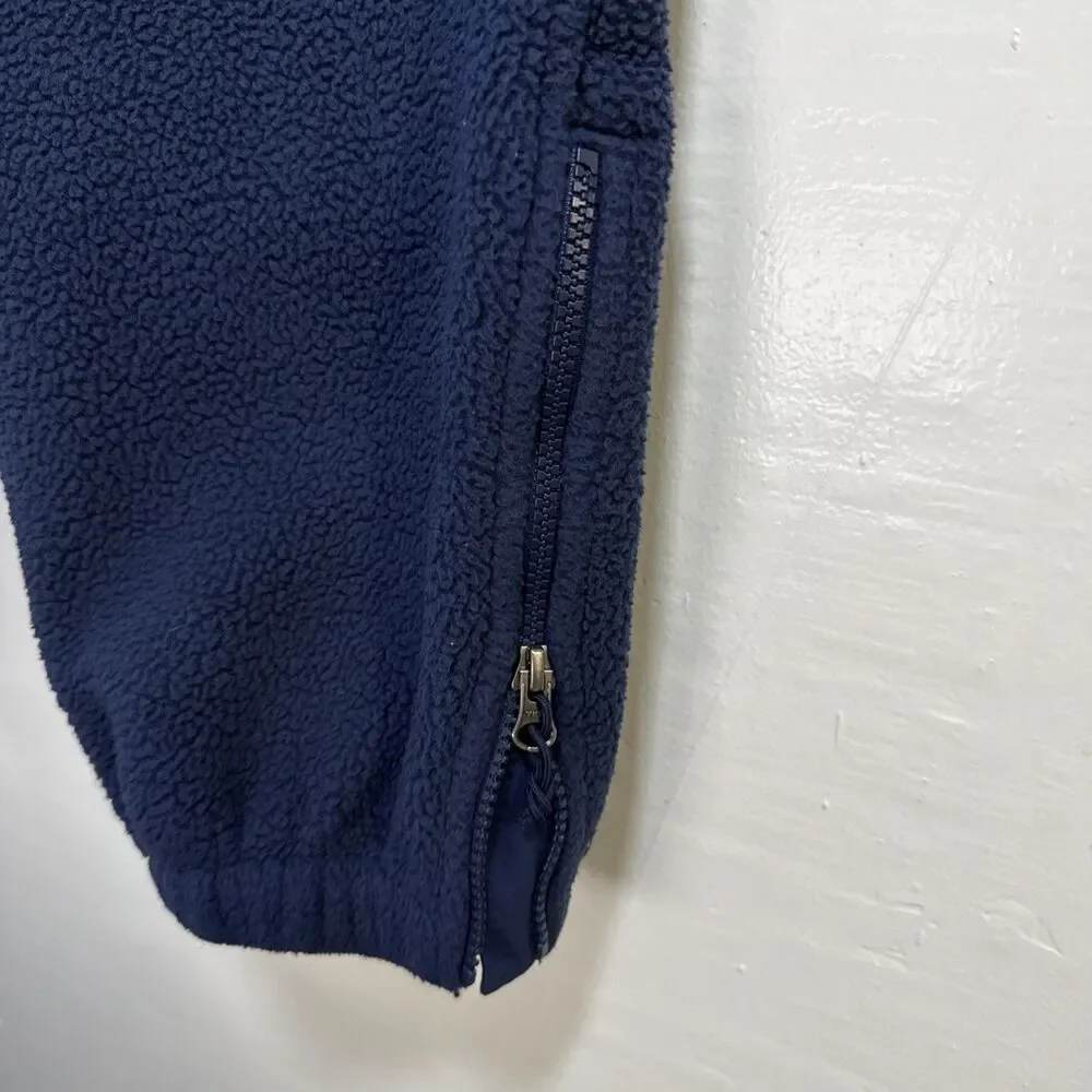 North Face Denali Fleece Pants Women's Large Navy Blue Ripstop Patches Outdoors - Picture 4 of 10